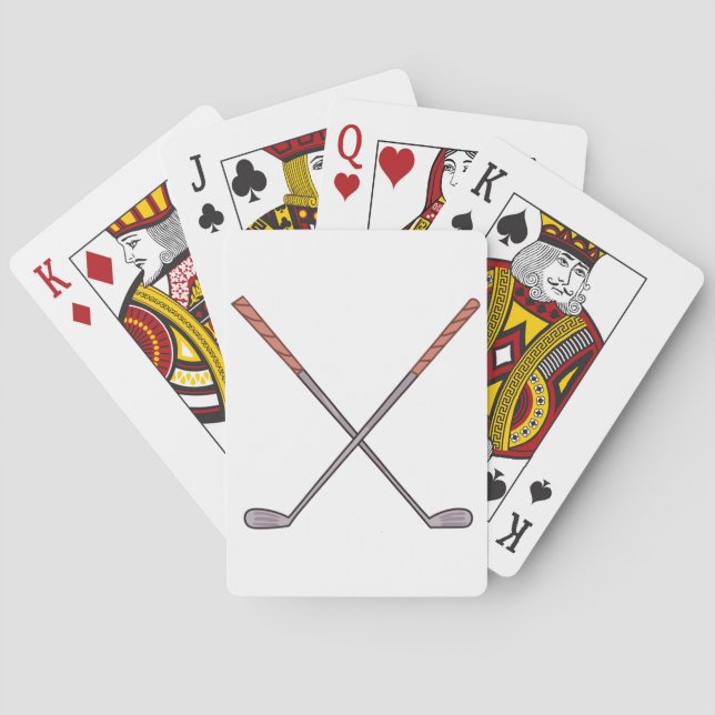 Golf Clubs Playing Cards (Back)
