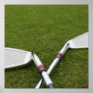 Golf Clubs Print