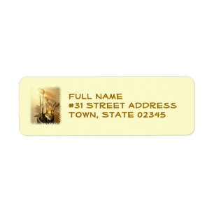 Golf Clubs Return Address Label