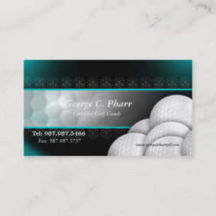 Golf Coach Business Card