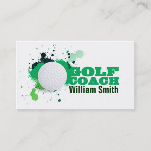 Golf Coach Business Card