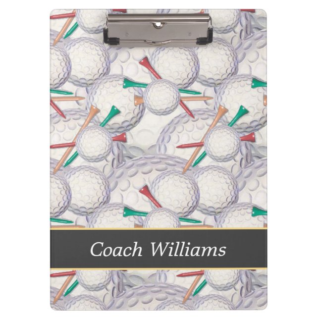 Golf Coach Clipboard (Front)