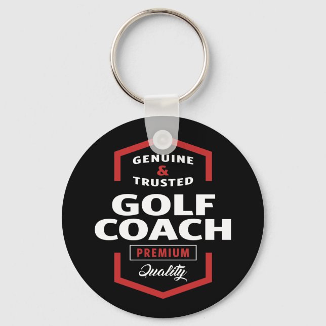 Golf Coach | Gift Ideas Key Ring (Front)