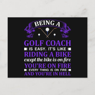 Golf Coach Gift Postcard