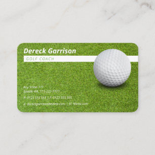 Golf Coach   Sport Business Card