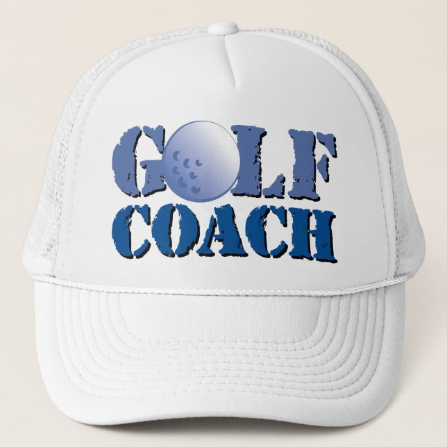 Golf Coach Trucker Hat (Front)