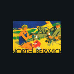 Golf Coast Promotional Poster Canvas Print<br><div class="desc">North Berwick,  Scotland - Golf Coast Promotional Poster - North Berwick,  Scotland  was created in 1930. This image depicts scenes from North Berwick,  Scotland.</div>
