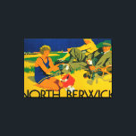 Golf Coast Promotional Poster Canvas Print<br><div class="desc">North Berwick,  Scotland - Golf Coast Promotional Poster - North Berwick,  Scotland  was created in 1930. This image depicts scenes from North Berwick,  Scotland.</div>