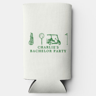 Golf Cocktail Tall Seltzer Can Cooler