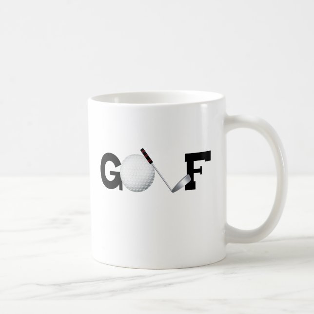 Golf Coffee Mug (Right)