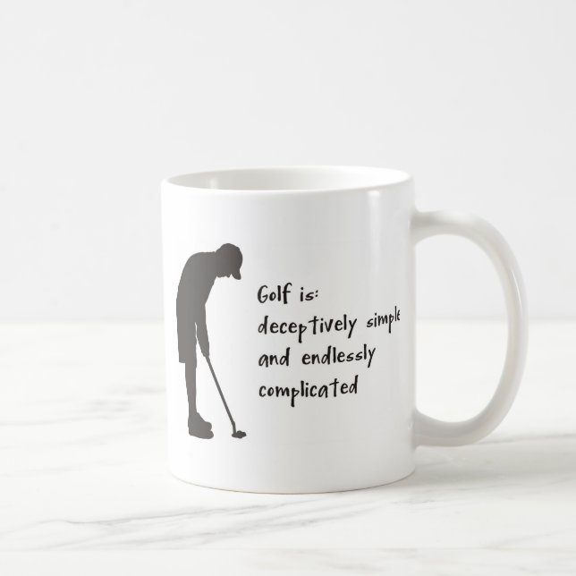 Golf Coffee Mug (Right)