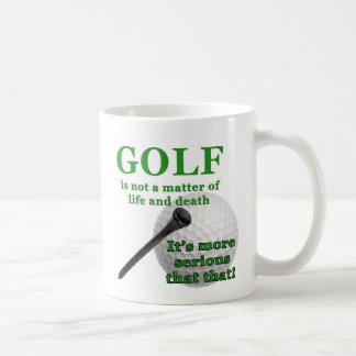 Golf coffee mug