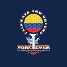 GOLF COLOMBIA FATHER MOTHER TEAM LEAGUE T-Shirt