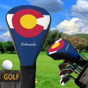 Golf Colorado & Colorado Flag / Golf Clubs Covers