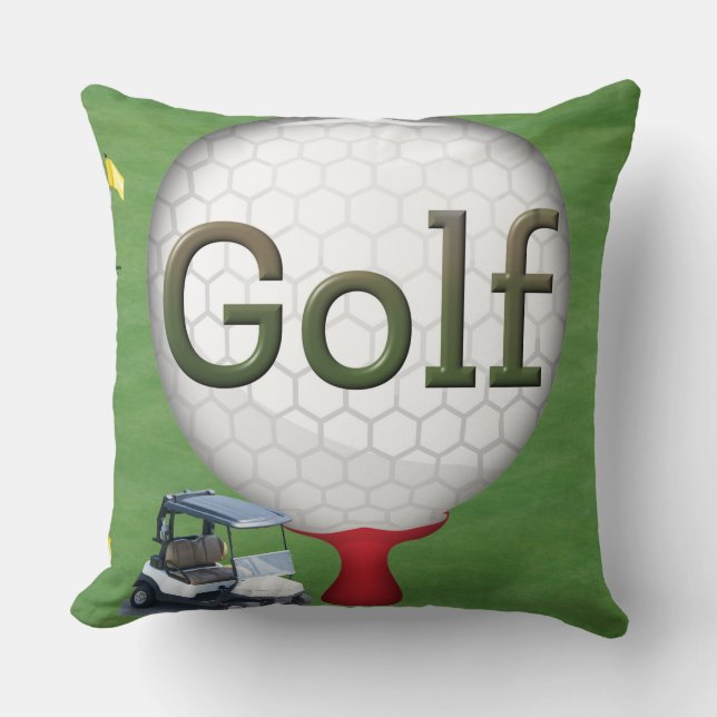 Golf Composite Ball Cart Flags   Cushion (Front)