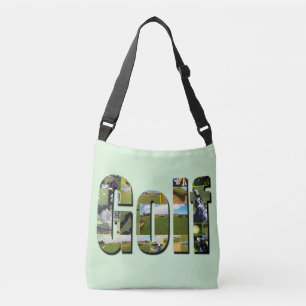Golf Composition Picture Logo,  Crossbody Bag