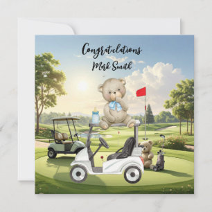 Golf Congratulations for Baby Golfer It's Boy Card