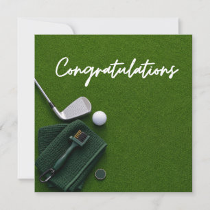 Golf Congratulations for golfer