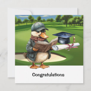 Golf Congratulations Graduate Card