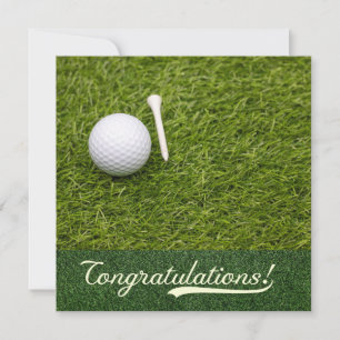 Golf Congratulations you did it for golfer