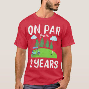 Golf Course 12th Birthday Golfcar 80s vintage T-Shirt