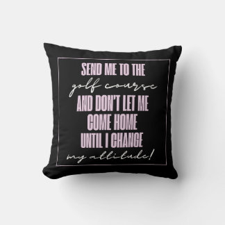 Golf Course Attitude Adjustment Pillow