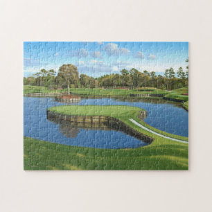 Golf Course Background Jigsaw Puzzle