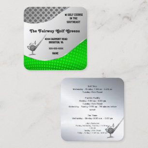 Golf Course Business Card