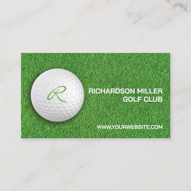 Golf Course Business Card (Front)