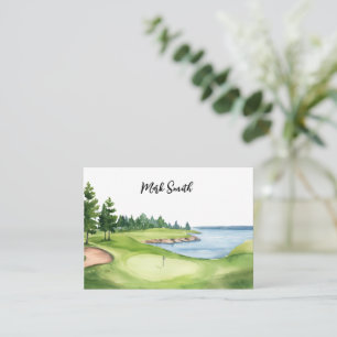 Golf course  card