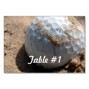 Golf Course Designs Table Number