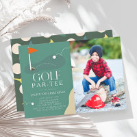 Golf Course Fairway Photo Kid's Birthday Par-Tee
