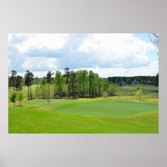 Golf Course Fairway Poster (Front)