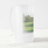 Golf Course Frosted Beer Mug (Front Left)