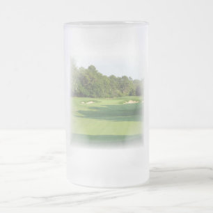 Golf Course Frosted Beer Mug