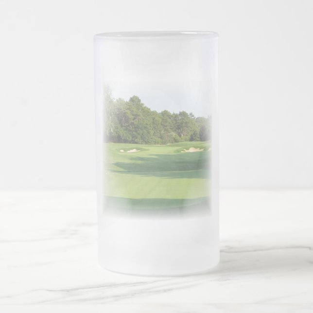 Golf Course Frosted Beer Mug (Center)
