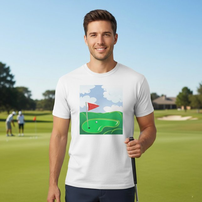 Golf Course Green Mens T-Shirt (Creator Uploaded)