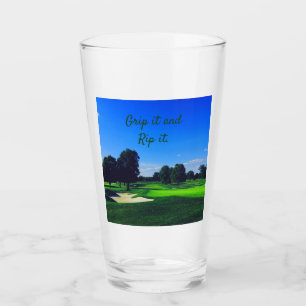Golf Course Grip it and Rip it Glass