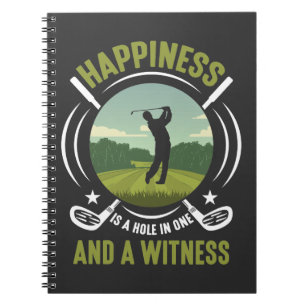Golf Course Husband Champ Golfing Father Notebook