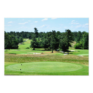 Golf course landscape photo print