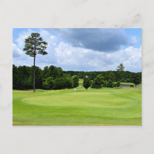 Golf Course Landscape Postcard