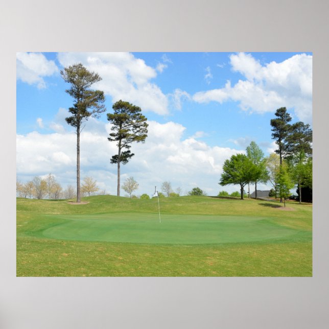 Golf Course Landscape Poster (Front)