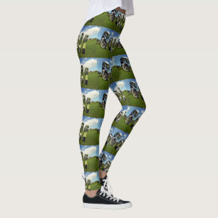 Golf Course Logo Ladies Full Print Leggings