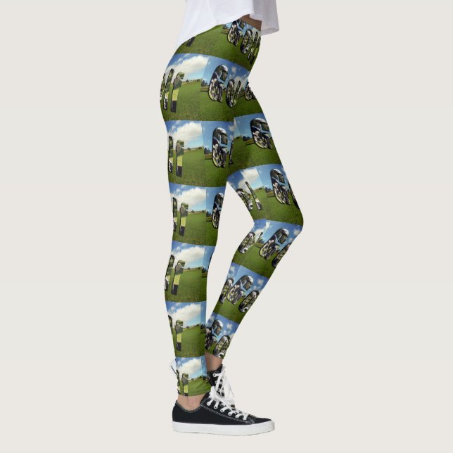 Golf Course Logo Ladies Full Print Leggings (Right)
