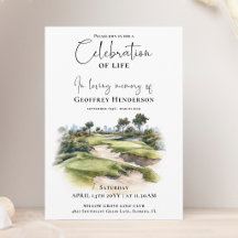 Golf Course Memorial Celebration of Life