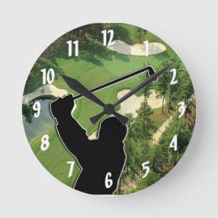 Golf Course   Round Clock