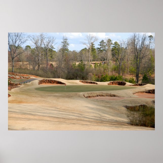 Golf Course Sand Traps Poster (Front)