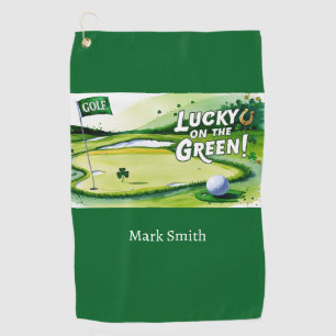 Golf Course St. Patrick's day  Towel