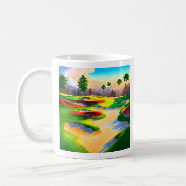 Golf Course Utopia Coffee Mug (Left)