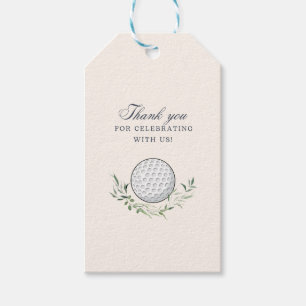 Golf Course Wedding Favour Classic Golf Ball Wreat Gift Tags